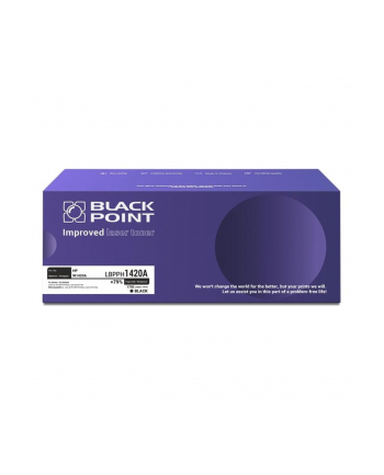 Toner Black Point LBPPH1420A zamiennik HP 142A W1420A black