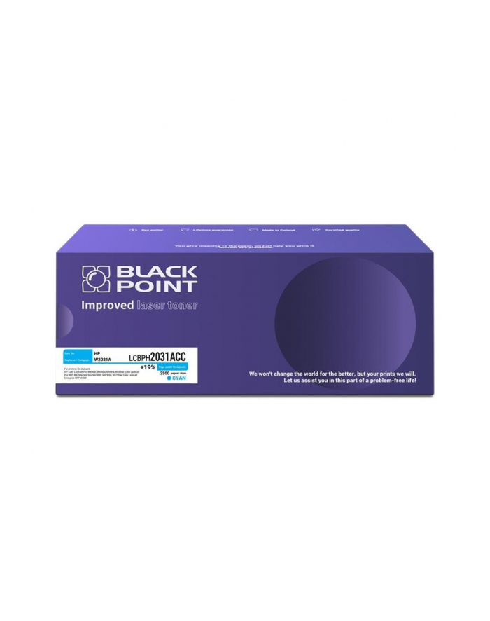 Black Point Do Hp 415A W2031A Cyan 2500 Str (LCBPH2031ACC) główny