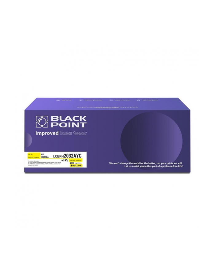 Black Point Do Hp 415A W2032A Yellow 2500 Str (LCBPH2032AYC) główny