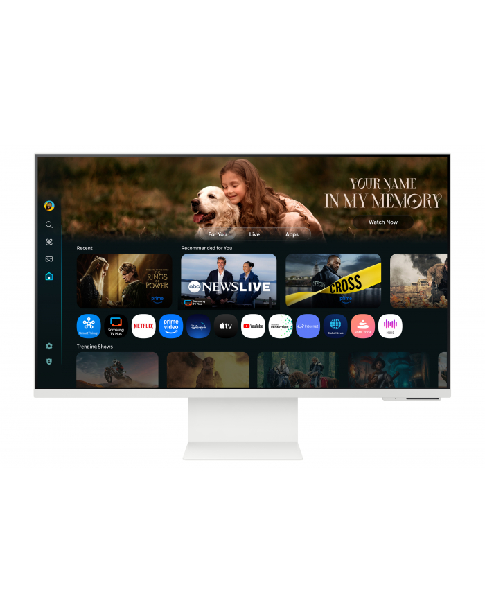 Samsung | LS32FM801UUXDU | 32 '' | VA | 16:9 | 60 Hz | 4 ms | 3840 x 2160 pixels | 400 cd/m² | HDMI ports quantity 1 | White główny