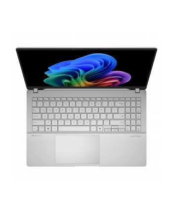Asus Vivobook S S5507QA-MA112W | Cool Silver | 15.6 '' | OLED | 3K | 2880 x 1620 pixels | Glossy | Snapdragon X Elite | X1E 78 100 | 32 GB | LPDDR5X | Solid-state drive capacity 1000 GB | Qualcomm Adreno GPU | Windows 11 Home | 802.11be | Bluet nr 1
