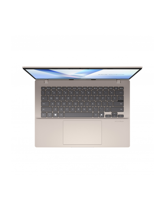 Asus Vivobook 14 X1407QA-LY045W | Platinum Gold | 14 '' | IPS | WUXGA | 1920 x 1200 pixels | Anti-glare | Snapdragon X | X1 26 100 | 16 GB | LPDDR5X | Solid-state drive capacity 512 GB | Qualcomm Adreno GPU | Windows 11 Home | 802.11ax | Blueto główny