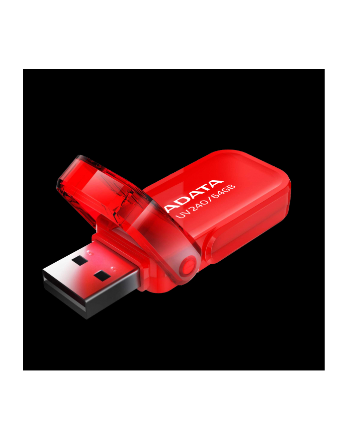 ADATA | USB Flash Drive | UV240 | 64 GB | USB 2.0 | Red główny