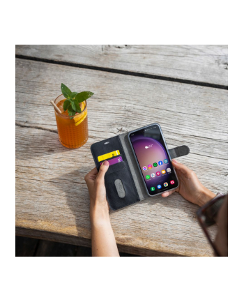 Fixed Etui Do Iphone 16 Plus  Zamykane  Case Z Podstawką Na Telefon  Klapka nr 1