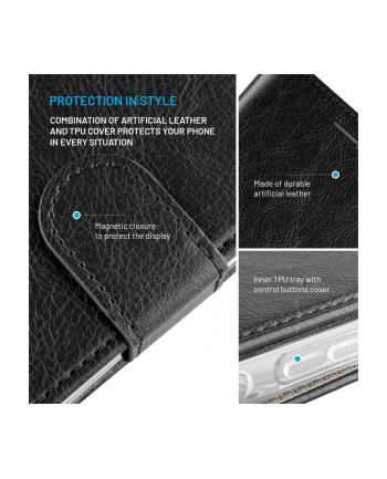 Fixed Etui Do Xiaomi 15 Ochronne Zamykane Case Z Podstawką Plecki Eko Skóra nr 1