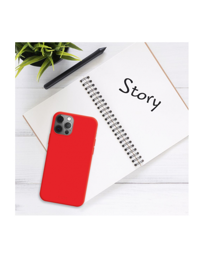 Fixed Etui Do Iphone 16E Story Czerwone Case Plecki Futerał Pokrowiec główny