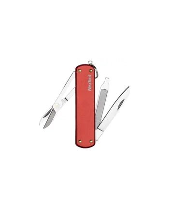 Nóż wielofunkcyjny NexTool Mini Pocket Knife NE0142 4w1 czerwony nr 1