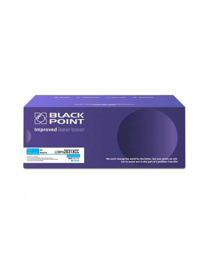 Black Point Do Hp 415X W2031X Cyan 6000 Str (LCBPH2031XCC) główny