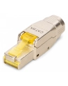 Wtyk RJ45 DIGITUS kat.6A, PoE++, 10GbE, ekranowany, metalowy, beznarzędziowy, AWG 27-22,linka/drut - nr 10