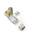 Wtyk RJ45 DIGITUS kat.6A, PoE++, 10GbE, ekranowany, metalowy, beznarzędziowy, AWG 27-22,linka/drut - nr 11