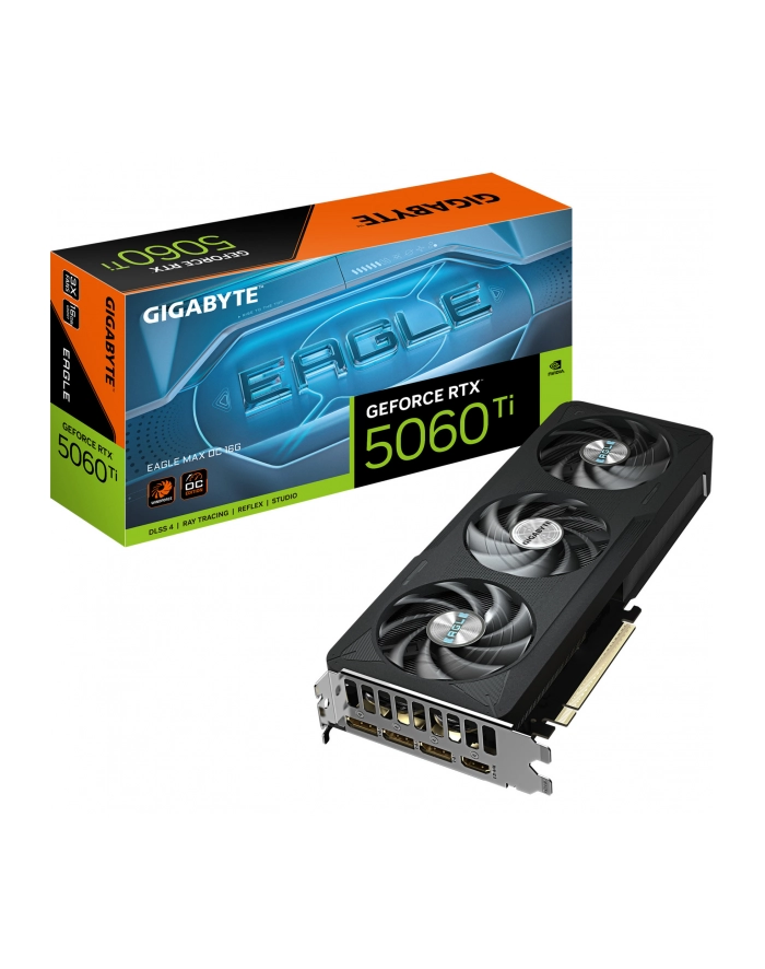 Karta VGA Gigabyte GeForce RTX 5060 Ti EAGLE MAX OC 16G 16GB GDDR7 128bit HDMI+3xDP PCIe5.0 główny