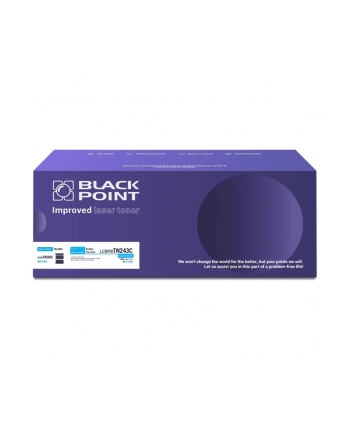 black point s.a.  Toner Black Point do Bczerwonyher (TN-243C) Cyan 1000 str. z chipem nr 1