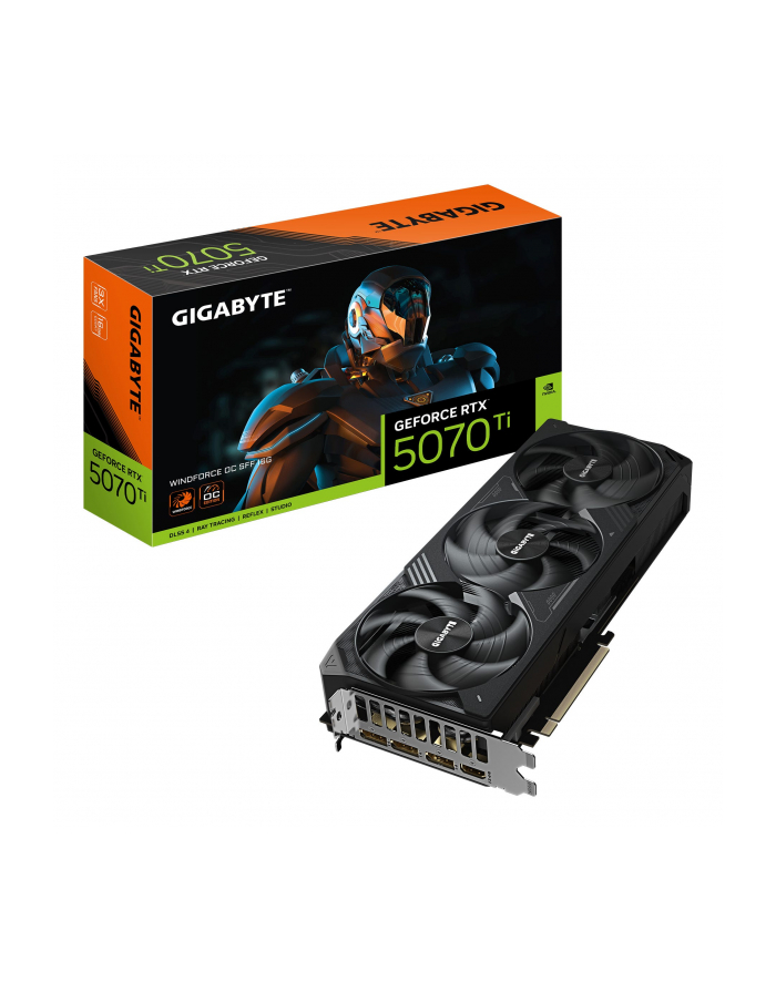 Karta VGA Gigabyte GeForce RTX 5070 Ti WINDFORCE OC SFF 16G 16GB GDDR7 256bit HDMI+3xDP PCIe5.0 główny