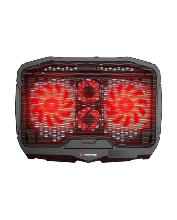 Podstawka chłodząca Rampage AD-RX34 pod laptop 12,1-17'' regulowana czarna