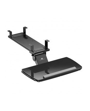 Uchwyt na klawiaturę podbiurkowy Maclean MC-156 B, regulowany, max. 5kg, czarny nr 1