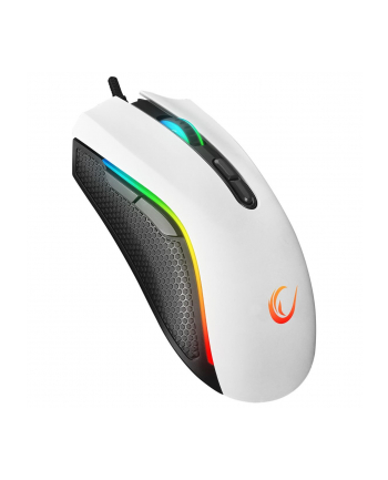 Mysz przewodowa Rampage SMX-R44V2 gamingowa 12800 DPI RGB LED 1K Hz HUANO biała