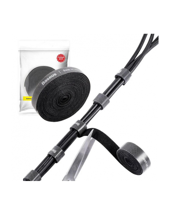 Organizer do kabli, taśma rzepowa 3m Baseus ACMGT-F01 główny