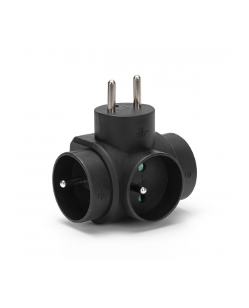 Rozgałęźnik sieciowy MONTIS MT028-BK potrójny czarny