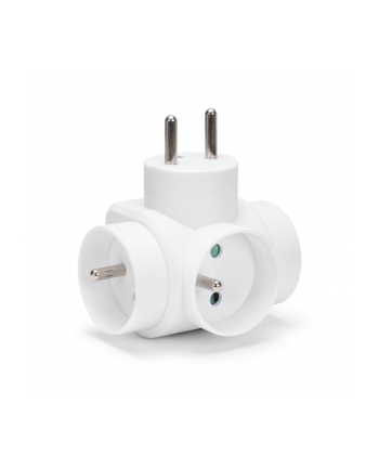 Rozgałęźnik sieciowy MONTIS MT028-WH potrójny biały