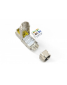 Wtyk RJ45 DIGITUS kat.6A, PoE++, 10GbE, ekranowany, metalowy, beznarzędziowy, AWG 27-22,linka/drut - nr 9