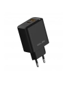 Ładowarka sieciowa Beline 45W 1xUSB-C + 1xUSB GaN PD 3.0 QC 3.0 bez kabla - czarna - nr 3