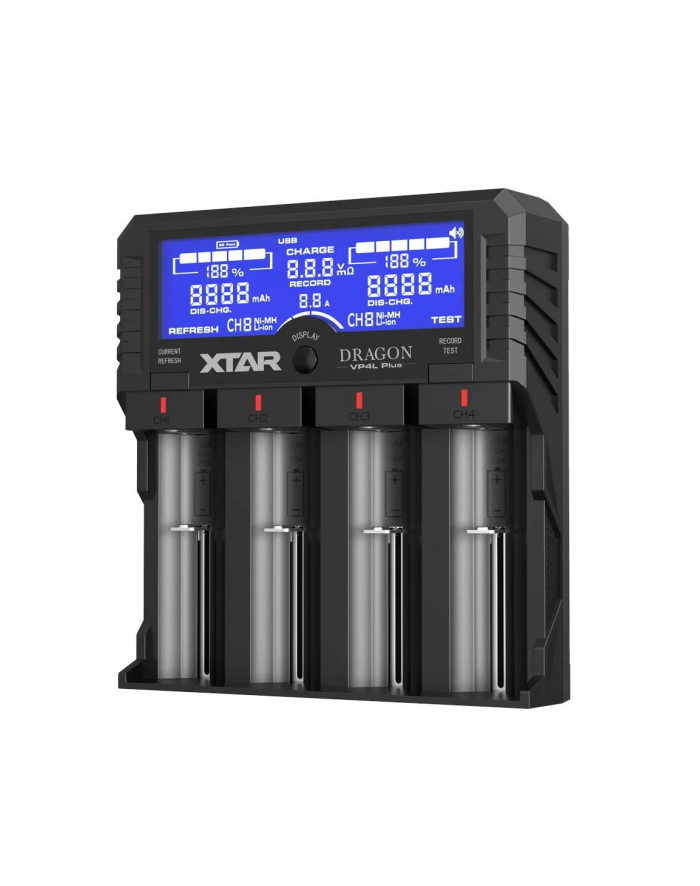 x-tar Ładowarka do akumulatorów cylindrycznych li-ion 18650 Xtar VP4L+ Dragon główny