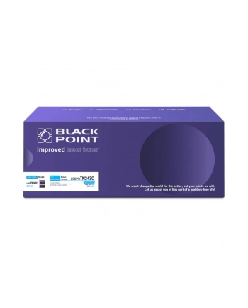 black point s.a.  Toner Black Point do Bczerwonyher (TN-243C) Cyan 1000 str. z chipem