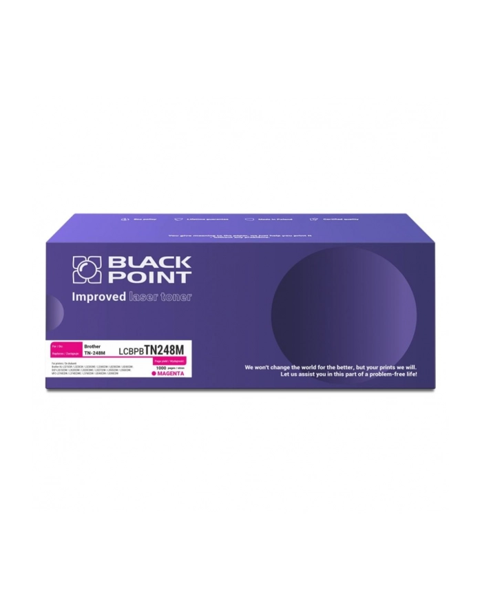 black point s.a.  Toner Black Point do Bczerwonyher (TN-248M) Magenta 1000 str. z chipem główny