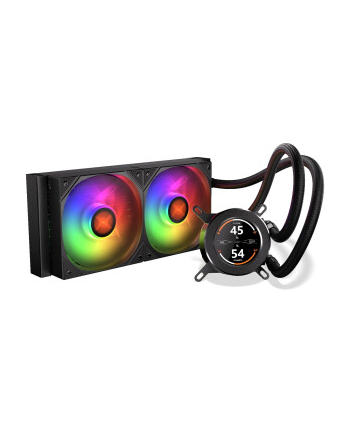 cooling.pl Chłodzenie wodne KRUX HydroGlance 240 ARGB LCD (KRXE003) 120 mm