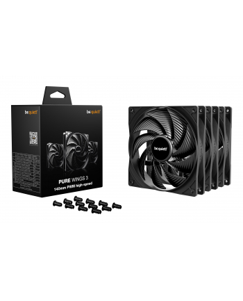 listan gmbh  Wentylator be quiet! Pure Wings 3 140mm PWM HS Black Triple Pack