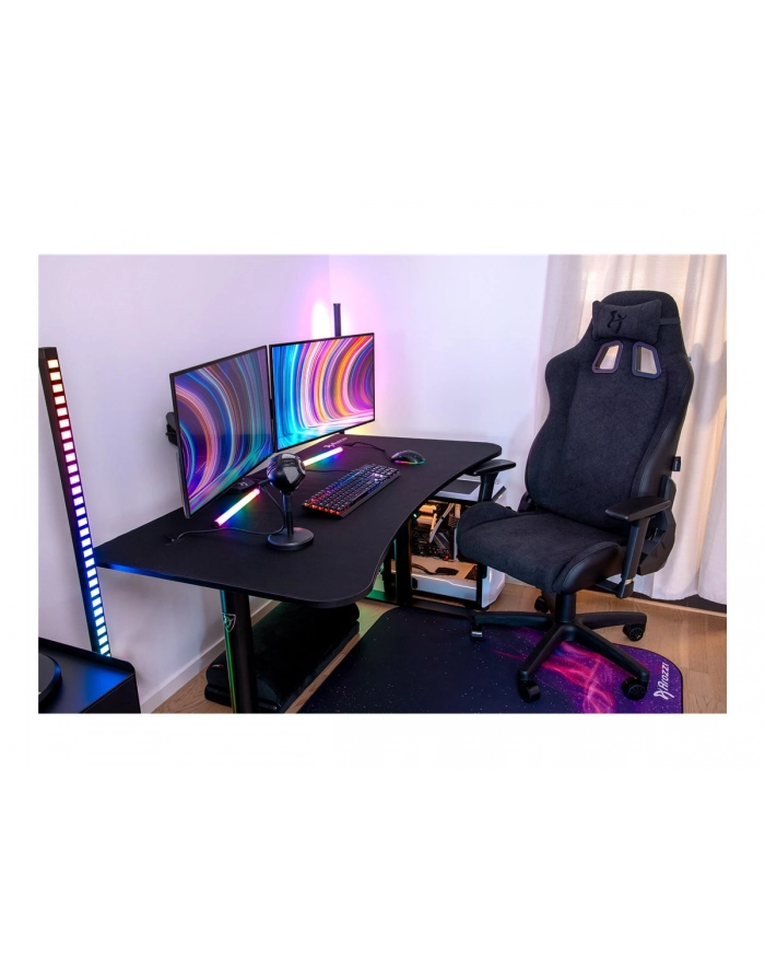Arozzi Arena Gaming Tisch Medium 140x71cm - Pure Black/schwarz główny