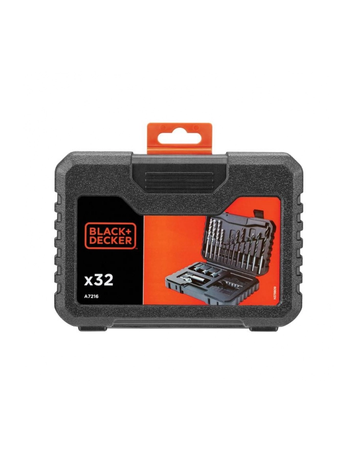 Black&Decker 32 szt. zestaw akcesoriów do wiercenia i wkręcania A7216 główny