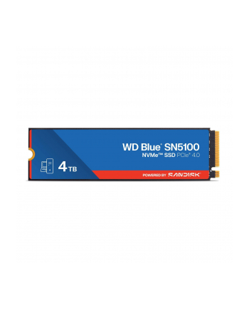 sandisk Dysk SSD WD Blue SN5100 4TB M.2 2280 PCIe NVMe (6900/6700 MB/s) WDS400T5B0E