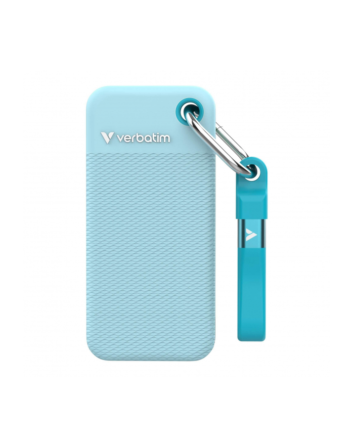 Dysk SSD zewnętrzny Verbatim Pocket 1TB USB-C 3.2 Gen 2 niebieski główny