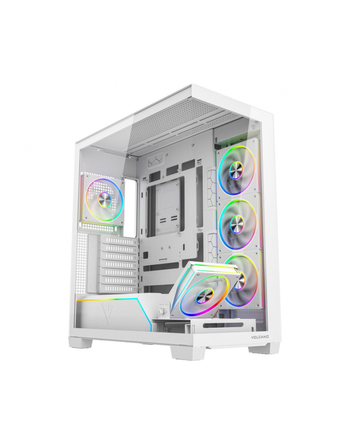 Obudowa Modecom Volcano Stellar Plus ARGB MIDI 5F, biała główny