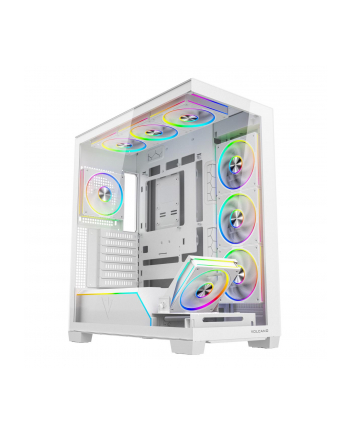 Obudowa Modecom Volcano Stellar Plus ARGB MIDI 8F, biała