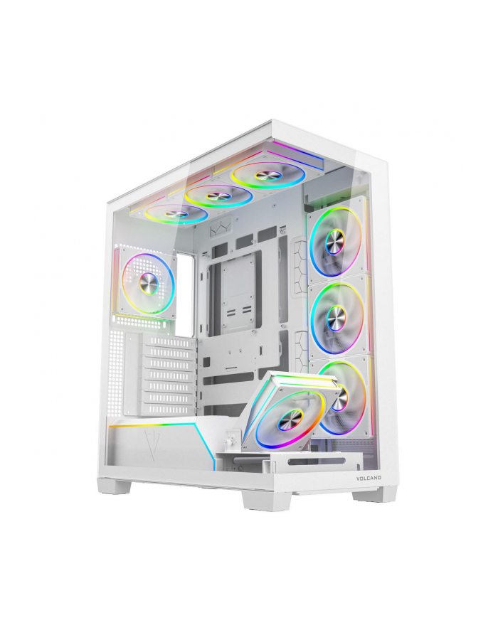 Obudowa Modecom Volcano Stellar Plus ARGB MIDI 8F, biała główny