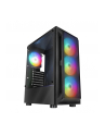 Obudowa PC Rampage SHIVA z oknem 4x wentylator 120mm Rainbow czarna - nr 1