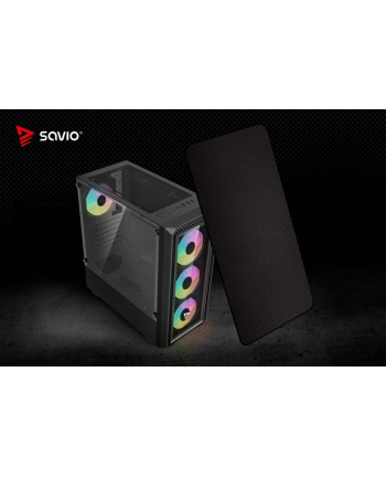 Obudowa komputerowa SAVIO NOCTIS GLASS RGB X1