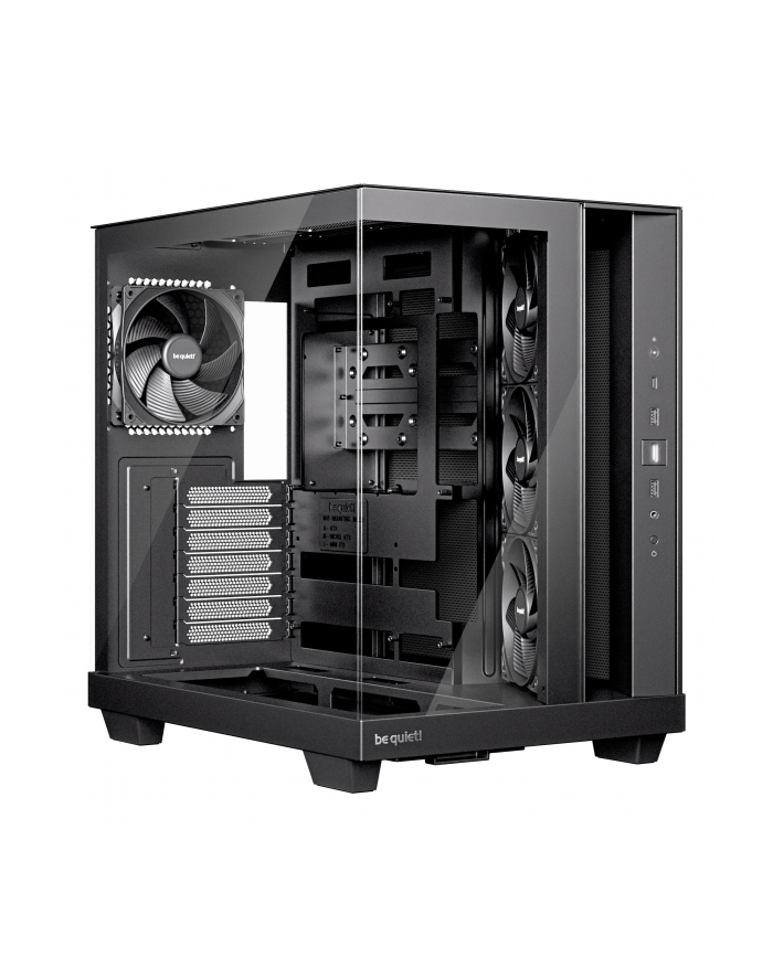 listan gmbh  Obudowa be quiet! Light Base 500 Black ATX Midi z oknem bez zasilacza główny