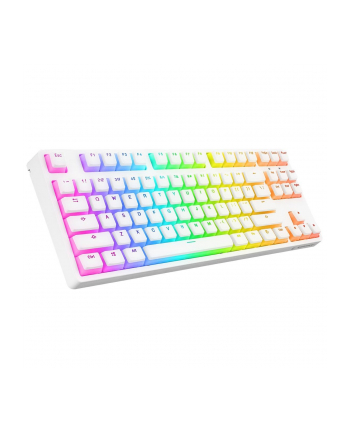 Klawiatura mechaniczna Rampage TKL GHOST Huano Red Switch biała nr 1