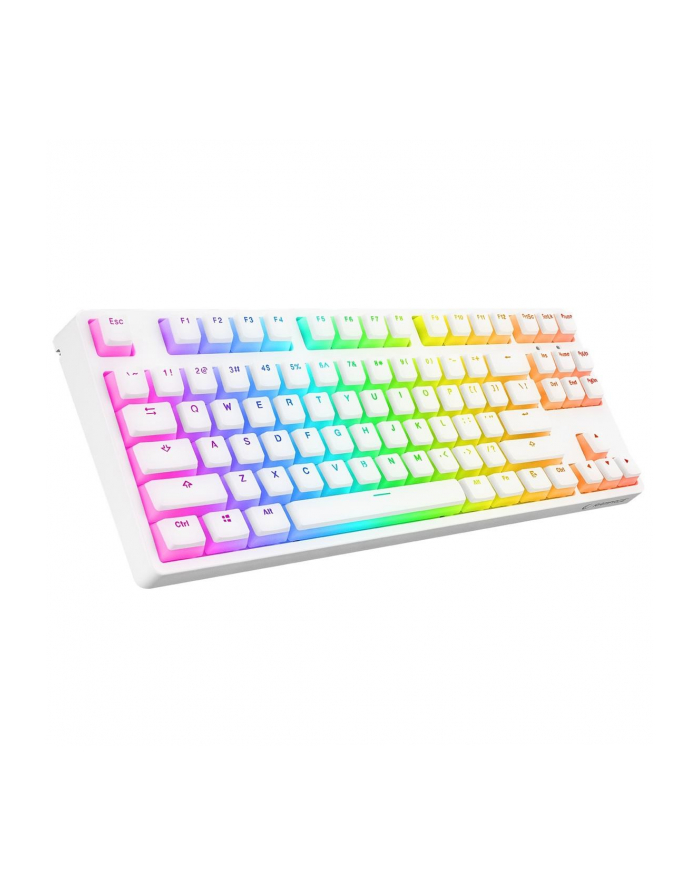 Klawiatura mechaniczna Rampage TKL GHOST Huano Red Switch biała główny