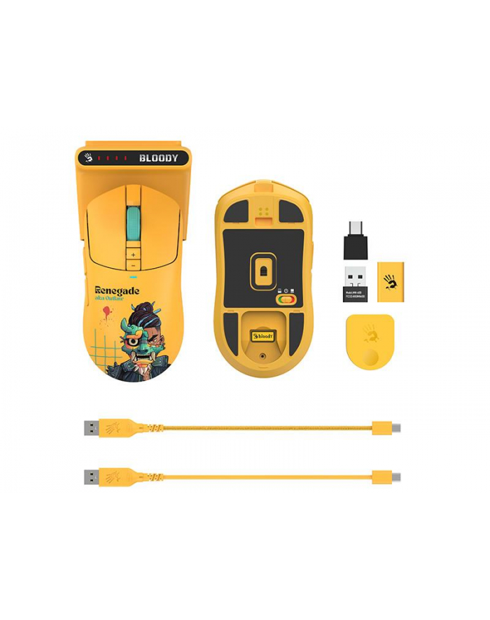 Mysz bezprzewodowa A4Tech Bloody R72 ULTRA DUO Renegade Sunset główny