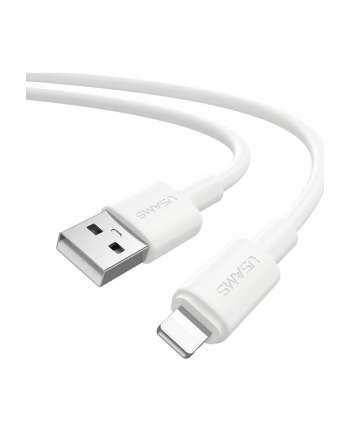 Kabel USB Usams U90 Lightning 1m 2,4A biały
