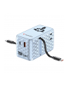 Adapter podróżny Verbatim Charge 'n' Travel GaN III globalny 1xUSB-C PD 3.0 QC 4+ 70W, 1xUSB-C PD 3.0 QC 4+ 60W, 1xUSB-C 5W, 1x USB-A QC 3.0 niebieski - nr 4