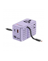 Adapter podróżny Verbatim Charge 'n' Travel GaN III globalny 1xUSB-C PD 3.0 QC 4+ 70W, 1xUSB-C PD 3.0 QC 4+ 60W, 1xUSB-C 5W, 1x USB-A QC 3.0 fioletowy - nr 1
