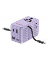 Adapter podróżny Verbatim Charge 'n' Travel GaN III globalny 1xUSB-C PD 3.0 QC 4+ 70W, 1xUSB-C PD 3.0 QC 4+ 60W, 1xUSB-C 5W, 1x USB-A QC 3.0 fioletowy - nr 4