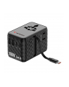 Adapter podróżny Verbatim Charge 'n' Travel GaN III globalny 1xUSB-C PD 3.0 QC 4+ 100W, 2xUSB-C 15W, 1xUSB-A 12W czarny - nr 1