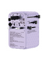 Adapter podróżny Verbatim Charge 'n' Travel GaN III globalny 1xUSB-C PD 3.0 QC 4+ 100W, 2xUSB-C 15W, 1xUSB-A 12W fioletowy - nr 6