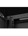 Szafa instalacyjna Lanberg Rack wisząca 19'' 4U 600x450 czarna drzwi metalowe (flat pack) - nr 4
